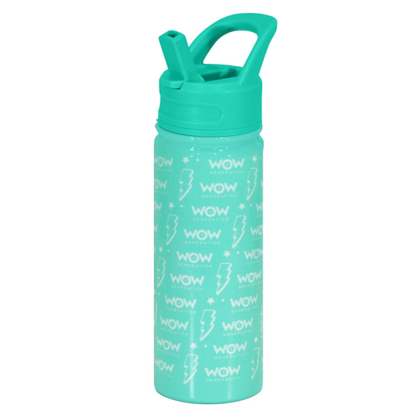 WOW Generation Vattenflaska Metall 500ml Turkos Turkos