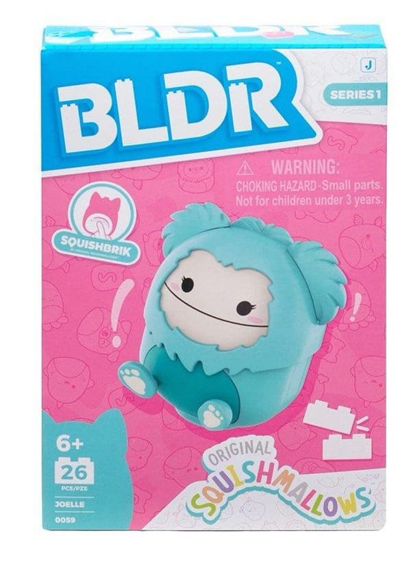 BLDR Squishmallows S1 Joelle Bigfoot multifärg