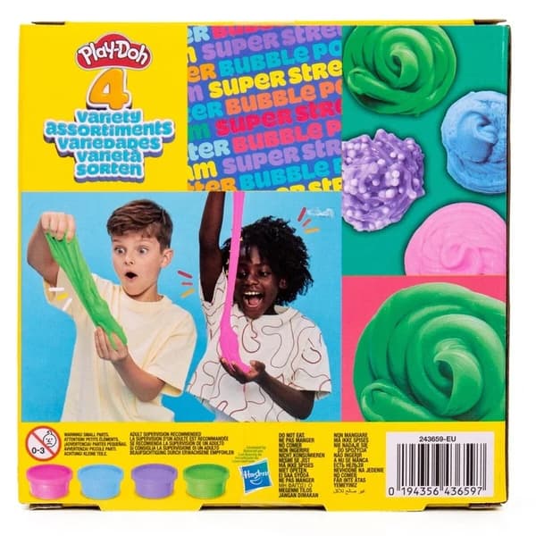 Play-Doh 4-pack Variety Textures multifärg