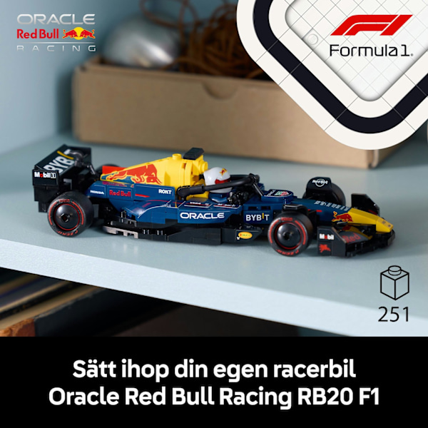 LEGO® Speed Champions Oracle Red Bull Racing RB20 F1® racerbil 77243 multifärg