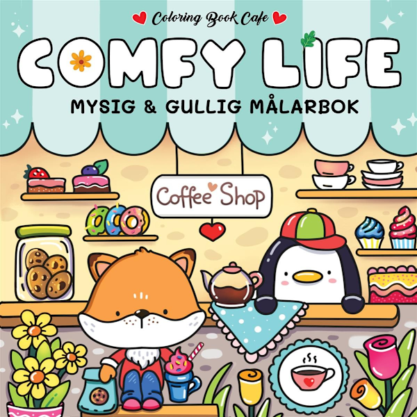 Cozy Comfy Life Målarbok