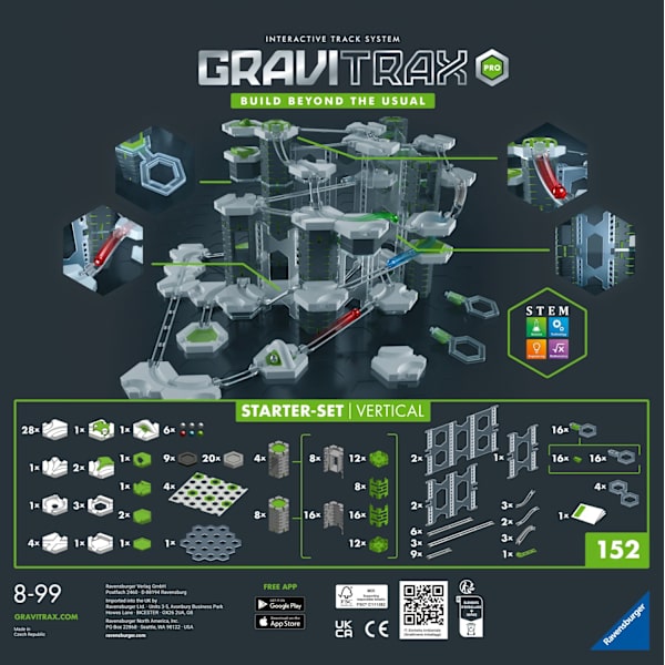 GraviTrax PRO Starter-Set Vertical multifärg