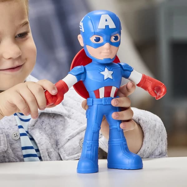 Spidey Supersized Figur Captain America multifärg