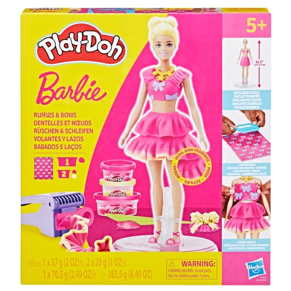 Play-Doh Barbie Lekset Ruffles & Bows MultiColor