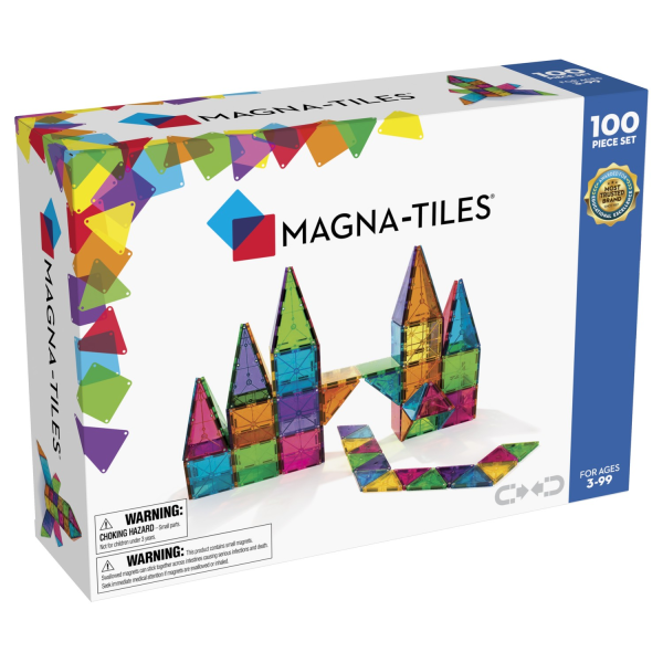 Magna-Tiles 100 delar multifärg