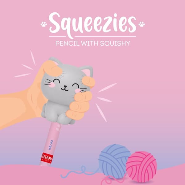 Squeezies Blyertspenna Kitty multifärg