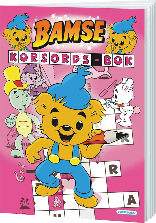 Bamse Korsordsbok multifärg