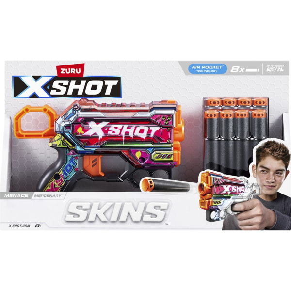 X-shot Skins Menace Blaster Mercenary multifärg