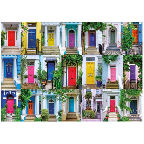 Educa Doors Of Notting Hill Pussel 1000 bitar multifärg