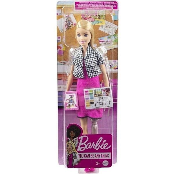 Barbie Career Docka Inredningsdesigner HCN12 multifärg