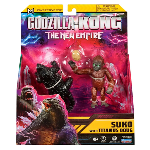 Godzilla x Kong Figur Suko with Titanus Doug multifärg