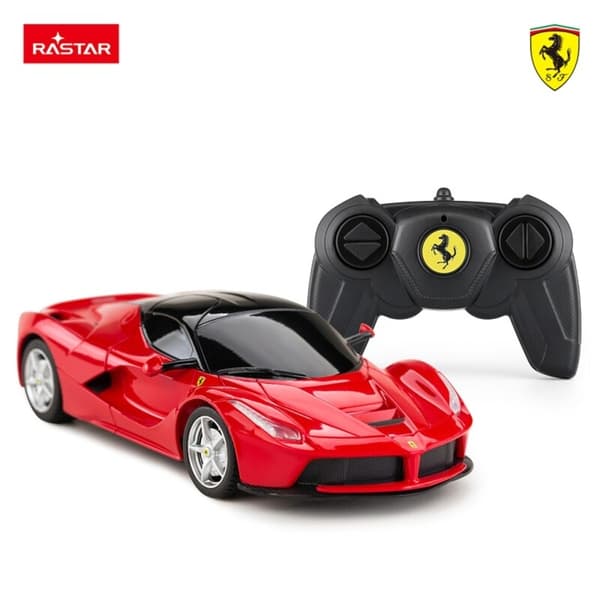 Rastar Ferrari LaFerrari Röd 1:24 Radiostyrd Vit