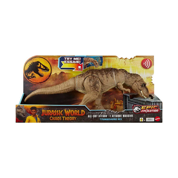 Jurassic World All Out Attack T-Rex multifärg