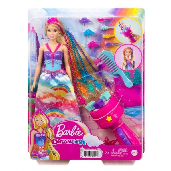 Barbie Dreamtopia Hair Princess GTG00 multifärg