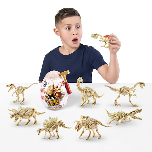 Robo Alive Dino Fossil Find 7 delar multifärg