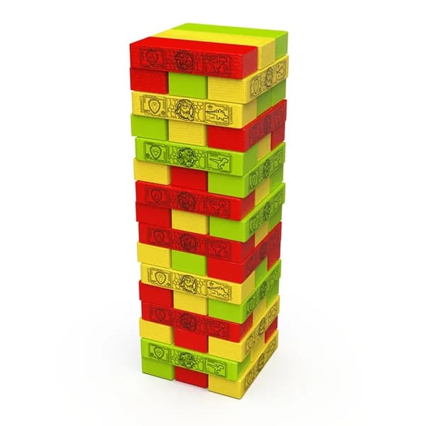 Paw Patrol Dino Jumbling Tower multifärg
