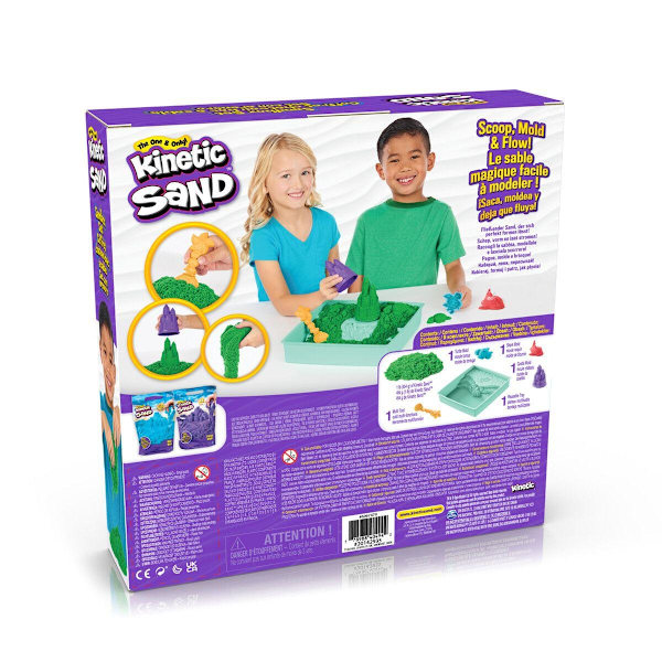 Kinetic Sand Sandbox Set Grön Grön