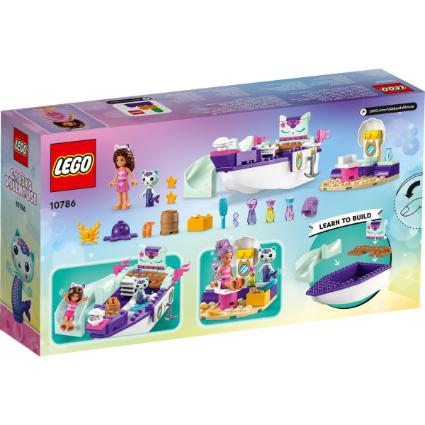 LEGO® Gabbys Dollhouse Gabbys och Sjökattens skepp och spa 10786