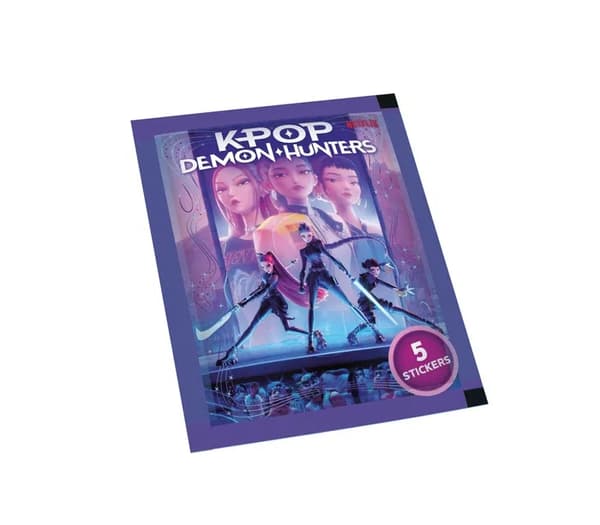 K-Pop Demon Hunters Stickers 5-Pack Hel display 40st boosters multifärg