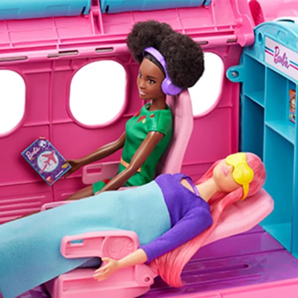 Barbie Dreamplane med docka Lekset multifärg