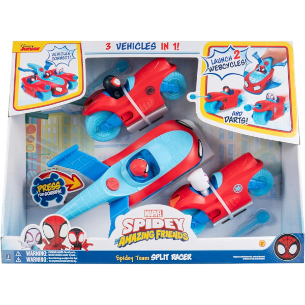 Spidey Amazing Friends Spidey Team Split Racer