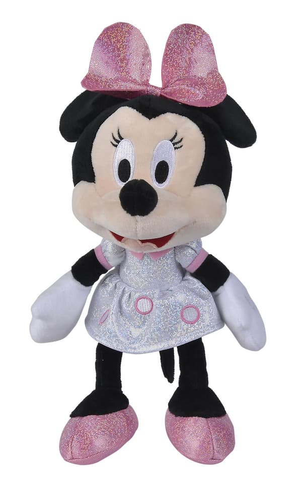 Disney Mimmi Pigg Mjukdjur Glitter 25cm multifärg