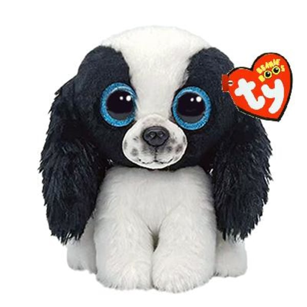 TY Beanie Boos Sissy Svart/Vit Hundreg multifärg