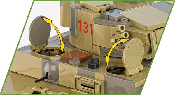 Cobi Panzer VI Tiger no131 1:28 2588 multifärg