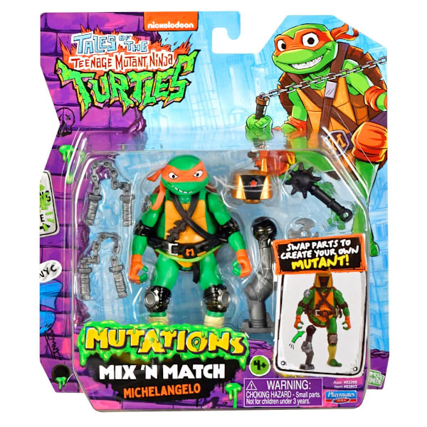 Turtles Mutations Mix N Match Michelangelo multifärg