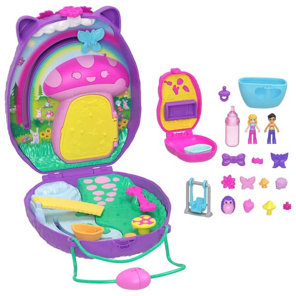 Polly Pocket Hedgehog Mom & Baby multifärg