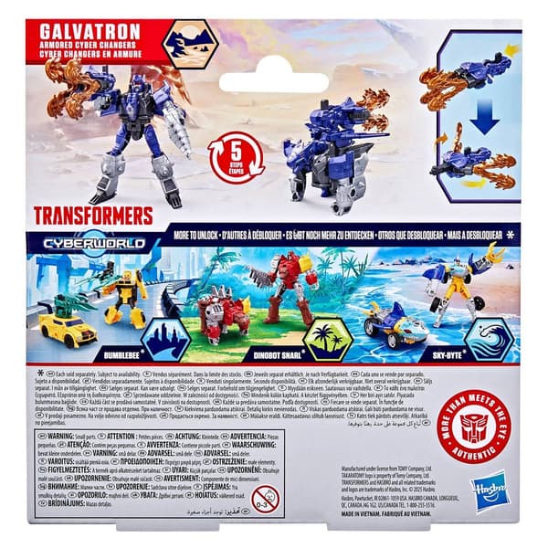 Transformers Cyberworld Armor Up Galvatron multifärg