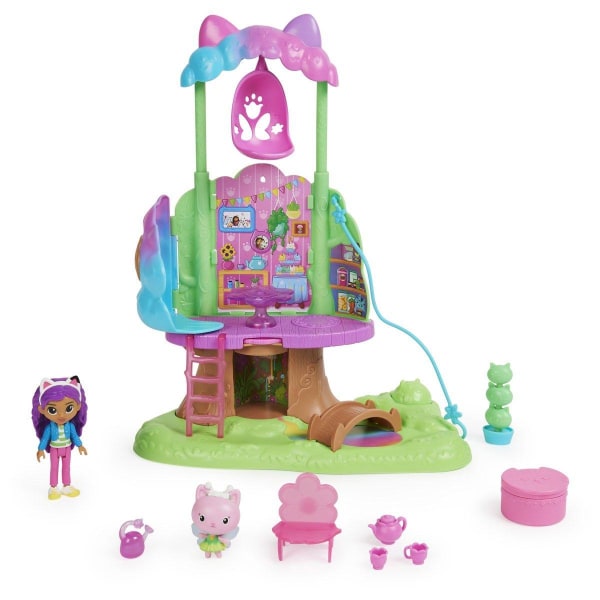 Gabby ́s Dollhouse Kitty Fairy's Garden Treehouse multifärg