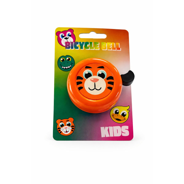 Ringklocka Cykel Barn Orange Tiger