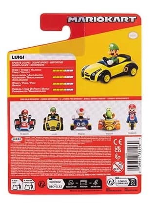 Mario Kart Racers W6 Luigi multifärg
