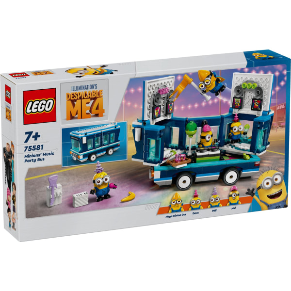 LEGO® Minions Minionernas musikpartybuss 75581 multifärg