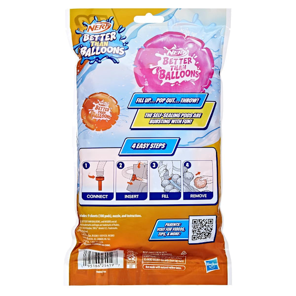Nerf Better than Balloons 108-pack multifärg