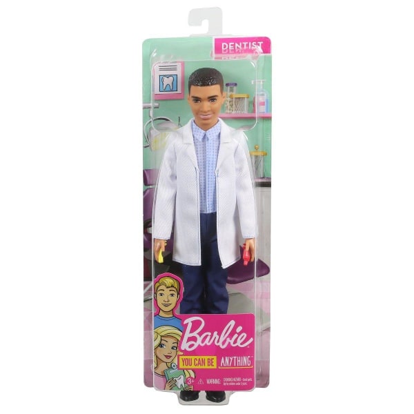 Barbie Ken Career Docka Tandläkare GJL66 multifärg