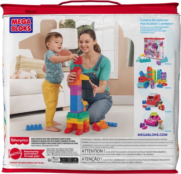 Mega Bloks Big Building Bag Classic multifärg