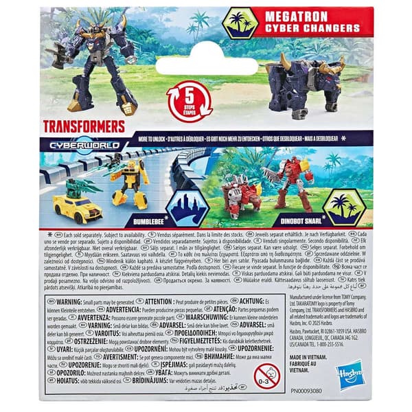 Transformers Cyberworld Cyber Changer Megatron multifärg