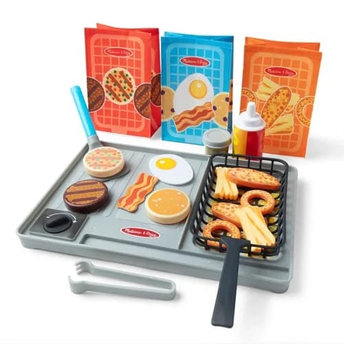 Melissa & Doug Flip & Fry Grill Lekset multifärg