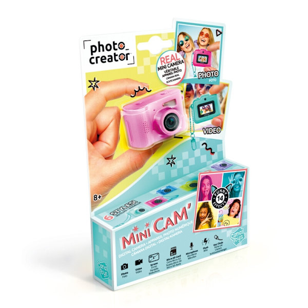 Photo Creator Mini Cam Digital Camera Rosa multifärg