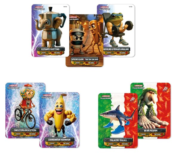 Lamincard Italian Brainrot Booster Multiverse MultiColor
