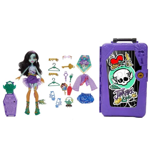 Monster High Skulltimate Secrets Oasis Jinafire Lon multifärg
