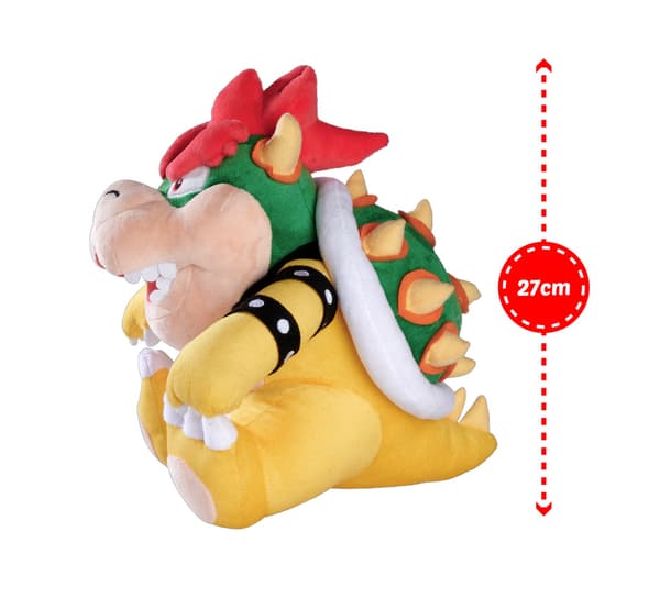 Super Mario Bowser Mjukdjur 27cm multifärg