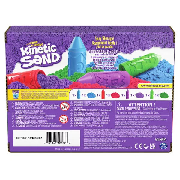 Kinetic Sand Stamp N' Roll Multipack multifärg