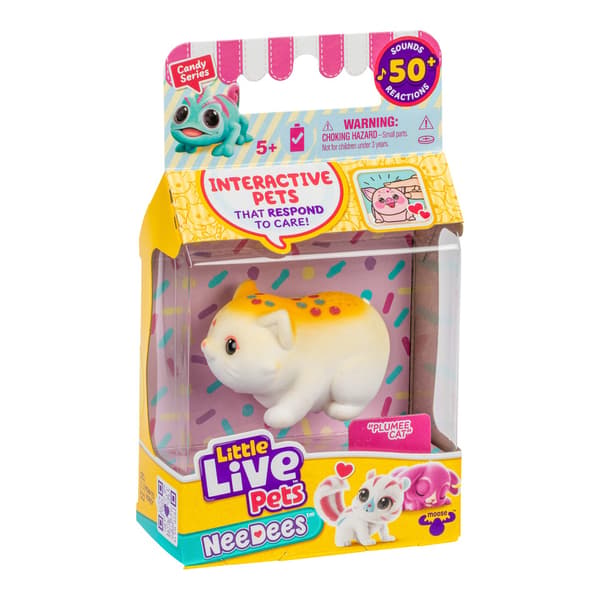 Little Live Pets NeeDees Plumee Cat MultiColor