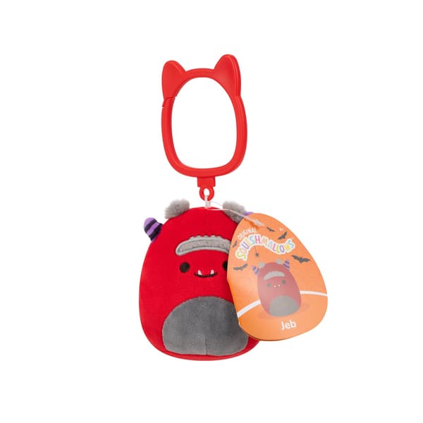 Squishmallows 9cm Clip On Halloween Jeb multifärg