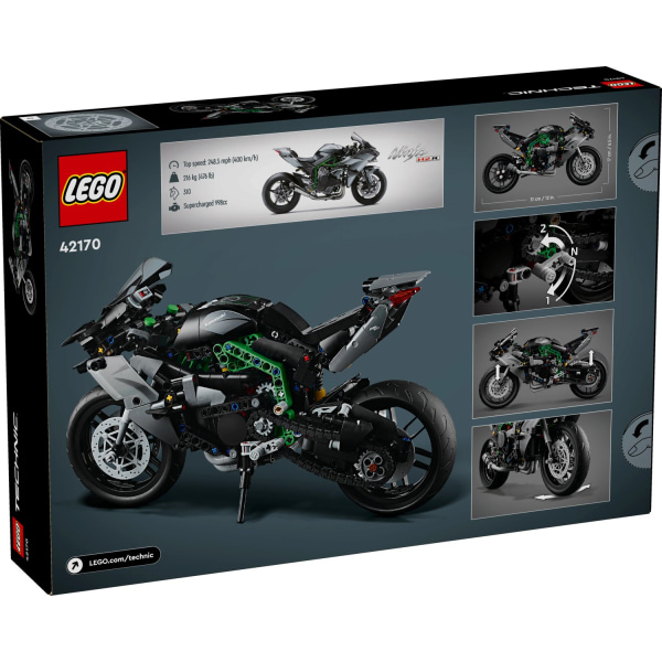 LEGO® Technic Kawasaki Ninja H2R Motorcykel 42170 multifärg