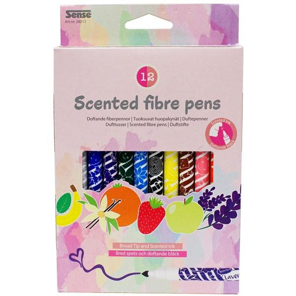 Sense Doftpennor 12-pack multifärg