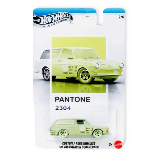 Hot Wheels Silver Series Pantone 2/6 Custom 69 Volkswagen Squareback multifärg